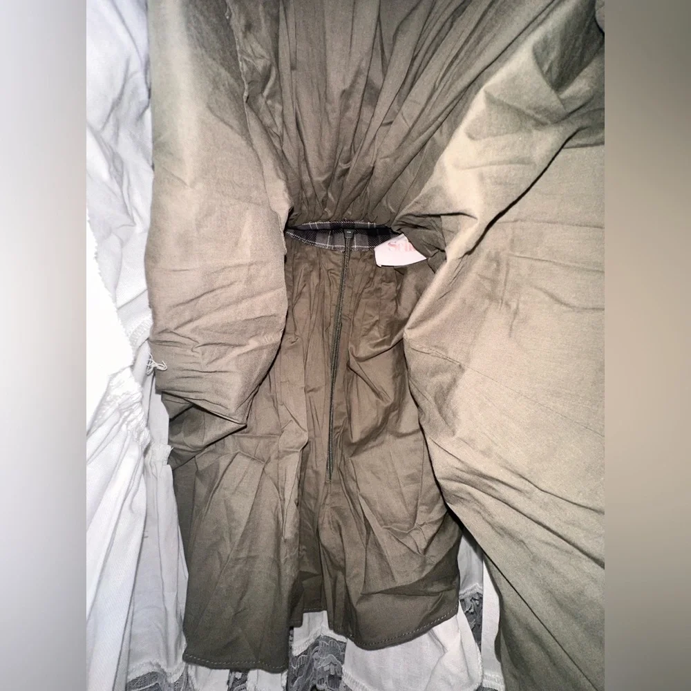 Selkie Cotton Plaid Ruffle Pleated Granger Mini Skirt - Picture 10 of 16